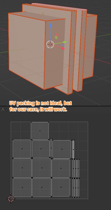 Example of UVs for baking