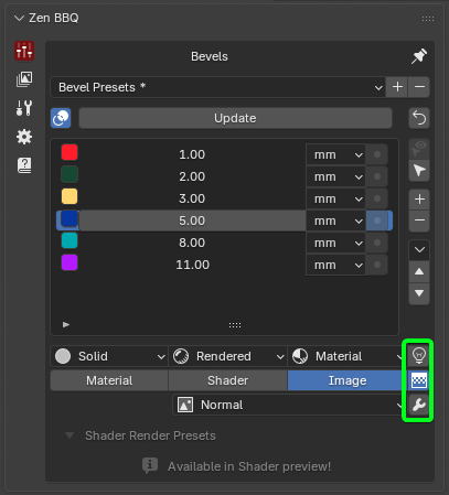 Auxiliary Viewport Controls Icons