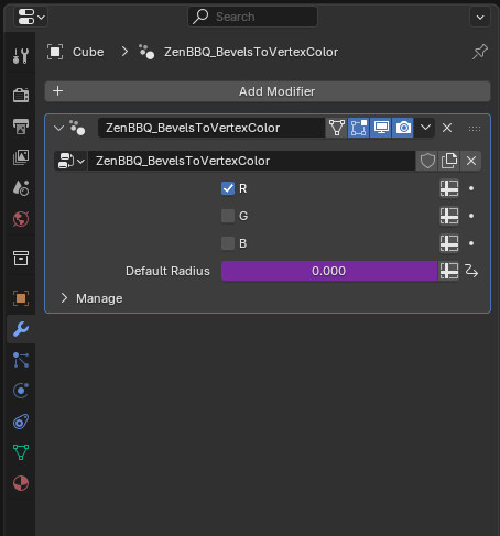 Bevel to VC Modifier