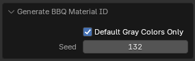 Generate BBQ Material ID