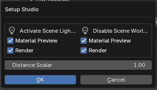 Setup Studio Dialog