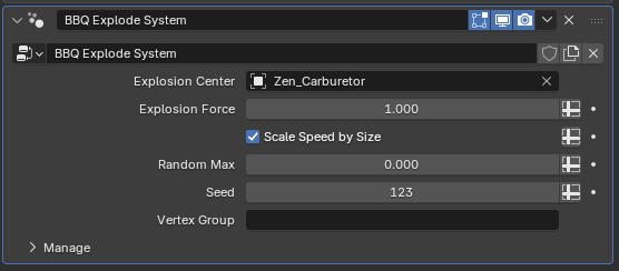 BBQ Explode System Modifier