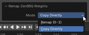 Remap ZenBBQ Weights Options