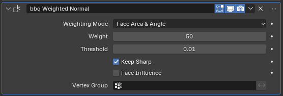 BBQ Weighted Normal Modifier